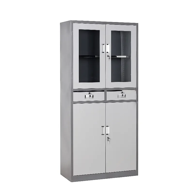 灰白套色中二斗文件柜