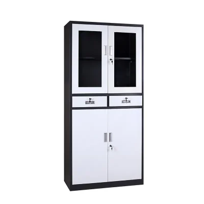 灰白套色中二斗文件柜