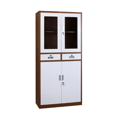 咖白套色中二斗文件柜