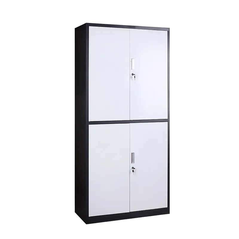 灰白套色通双节文件柜