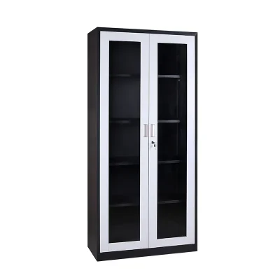 灰白套色通玻文件柜