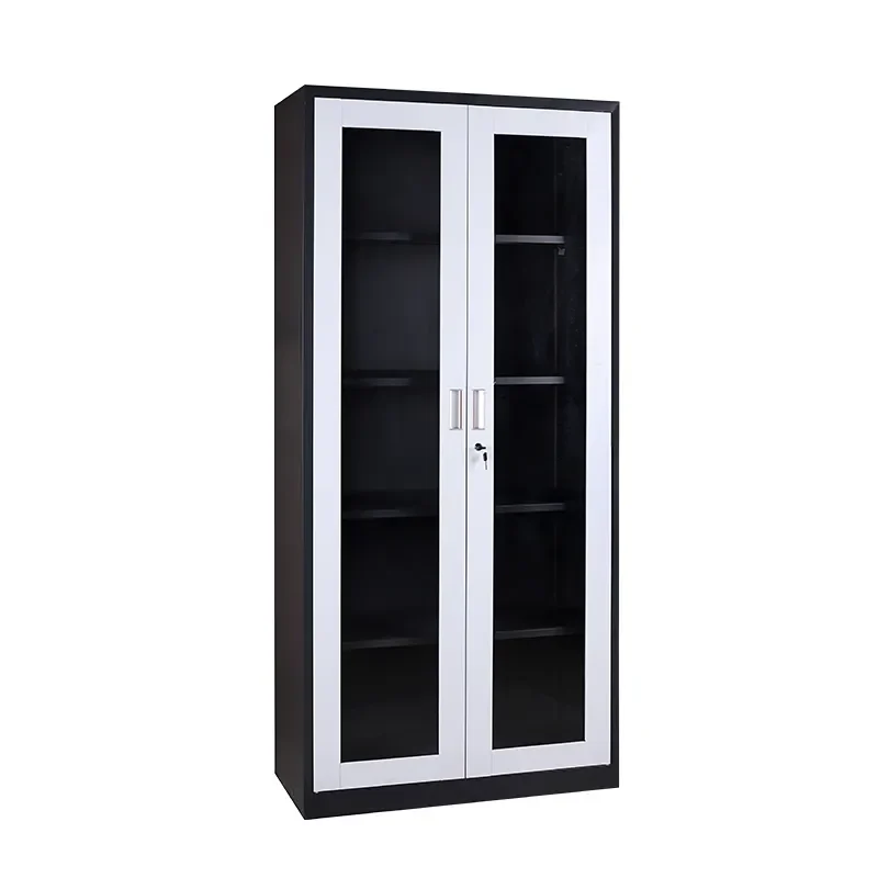 灰白套色通玻文件柜