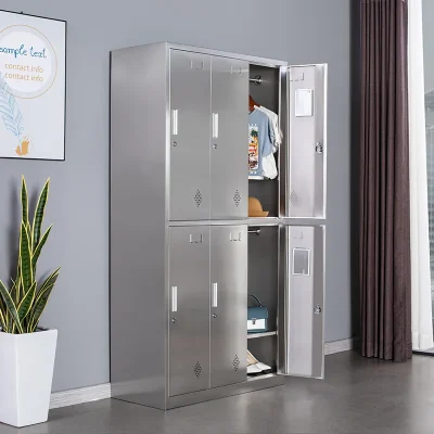 stainless steel wardrobe 不锈钢衣柜