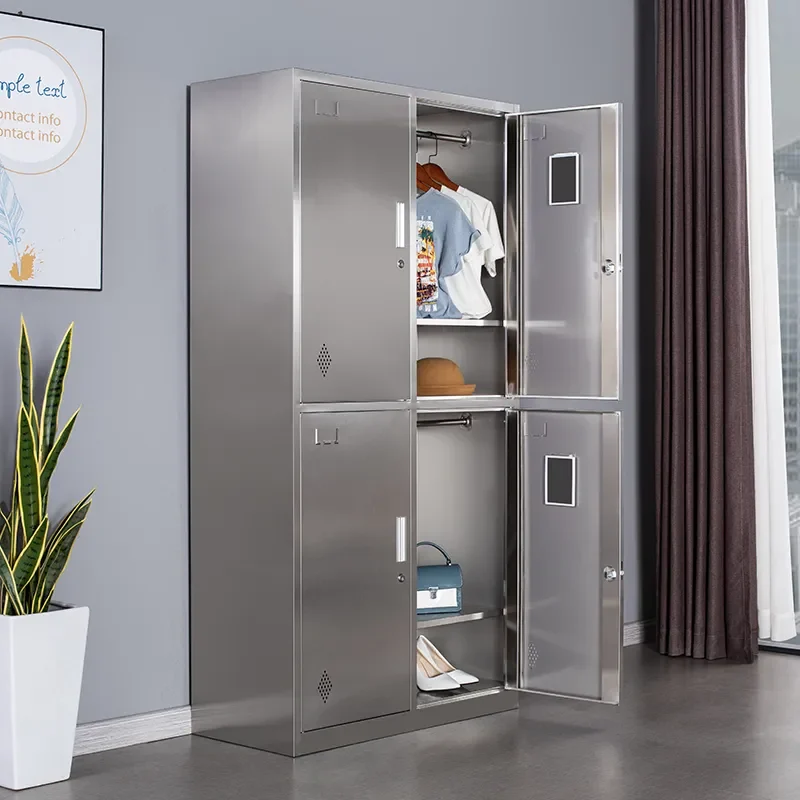 stainless steel wardrobe 不锈钢衣柜