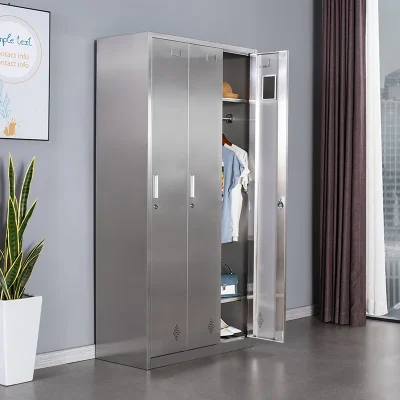 stainless steel wardrobe 不锈钢衣柜