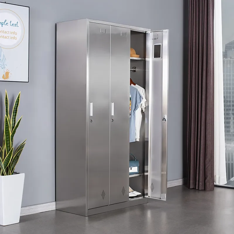 stainless steel wardrobe 不锈钢衣柜