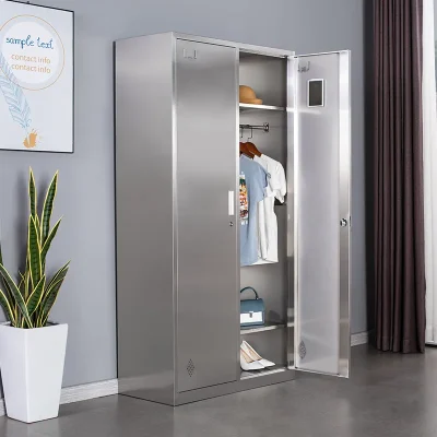 stainless steel wardrobe 不锈钢衣柜