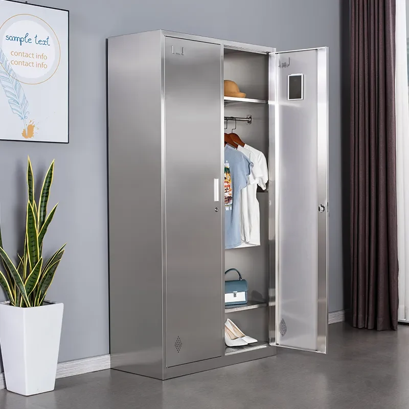 stainless steel wardrobe 不锈钢衣柜